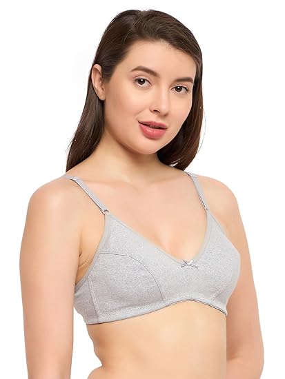 Clovia SmoothCurve Women's Cotton Non-Padded Wire-Free Plunge Bra